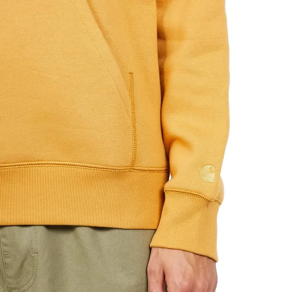 Carhartt WIP Hooded Chase Sweatshirt - Winter Sun L