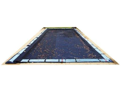 Blue Wave BWC570 25-ft x 45-ft Rectangular Leaf Net in Ground Pool Cover - Black
