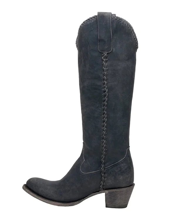 Lane Ladies Plain Jane Round Toe Boot - 7