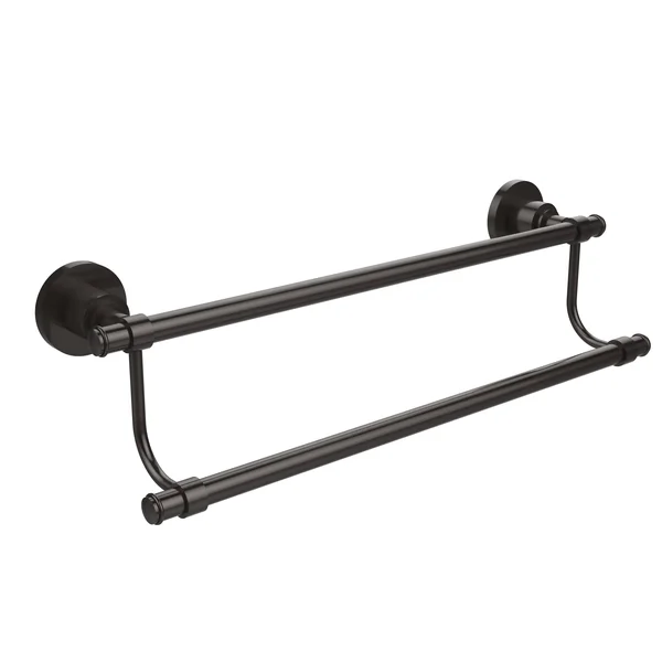 Allied Brass Washington Square Collection 30 inch Double Towel Bar Antique Brass