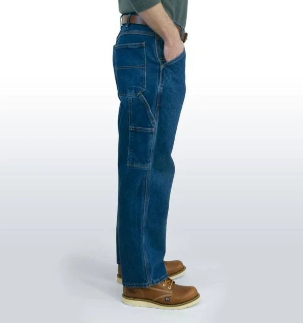All American Men's Carpenter Jean - Medium Stonewash - Made in USA 36, 30