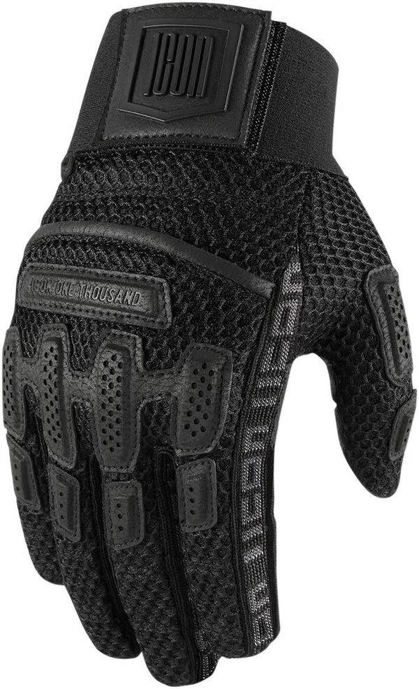 Icon 1000 Black Brigand Gloves