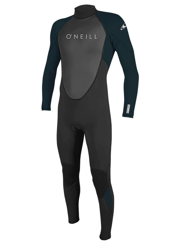 O&Neill Reactor 3/2mm Back Zip Full Wetsuit - Men's Medium, Black/Slate