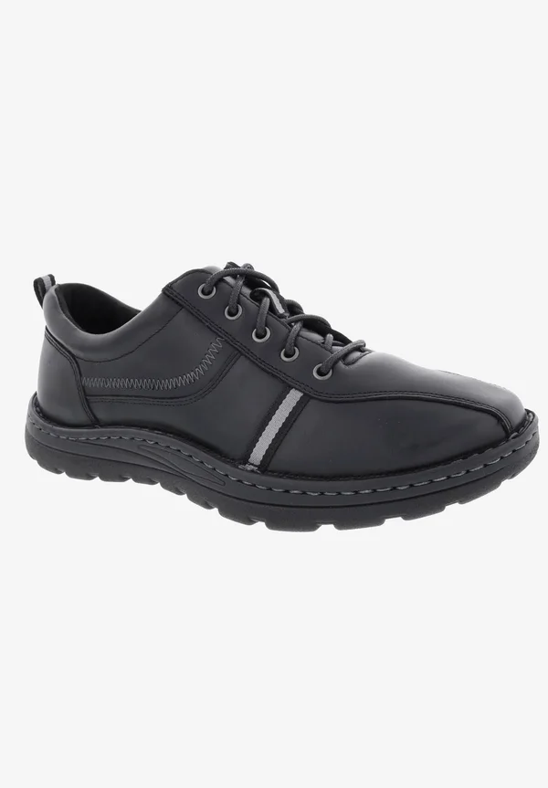 Drew Men's Hogan Oxford - Size: 11, Black Leather