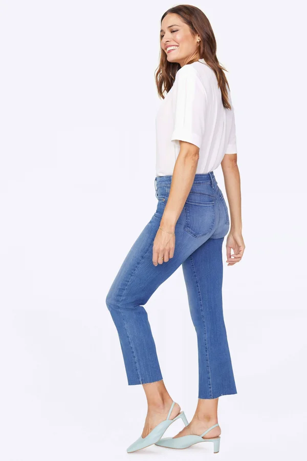 Nydj Marilyn Straight Ankle Jeans - Hobie - Blue - 16