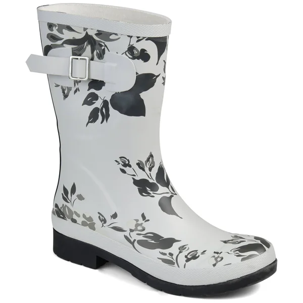 Journee Collection Women's Seattle Rain Boot - Gray