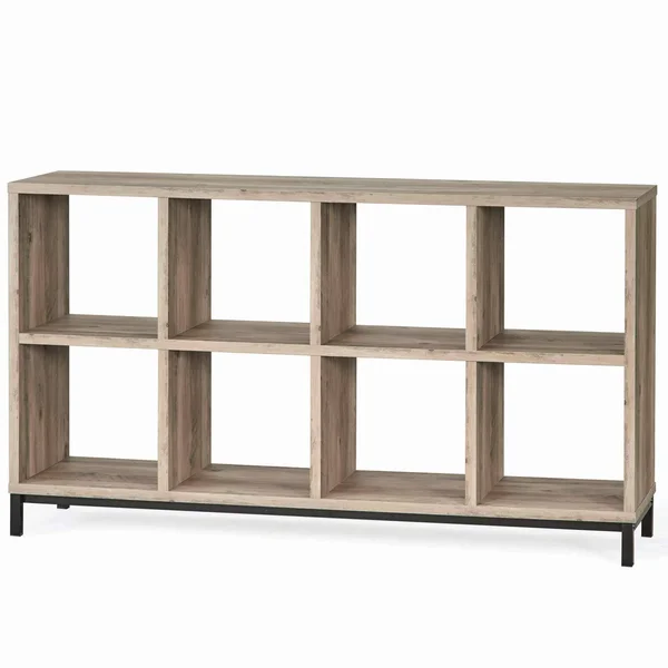 Better Homes and Gardens.. Cube Organizer with Metal Base (8 Cube - Rustic Gray)