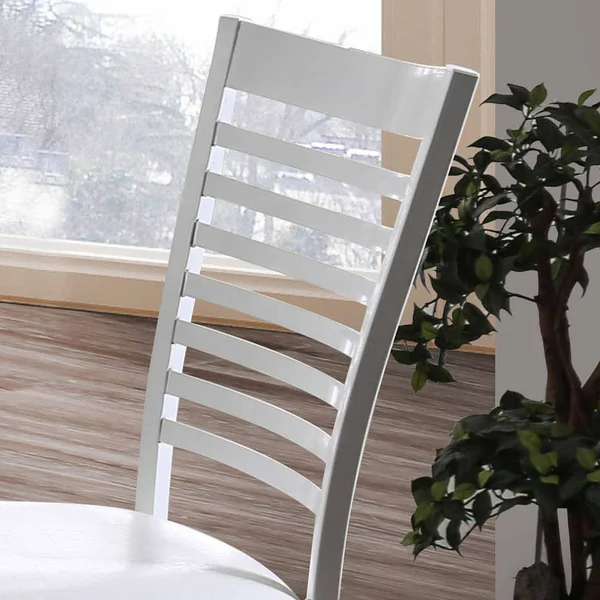 Furniture of America Lova Contemporary Side Chairs Set of 2 (White)