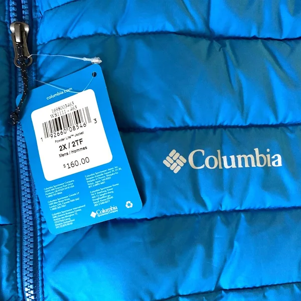 Columbia Men's Powder Lite Jacket - Size: 2XL, Blue