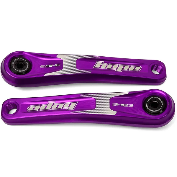 Hope E - Bike Crankset - 165mm - Purple