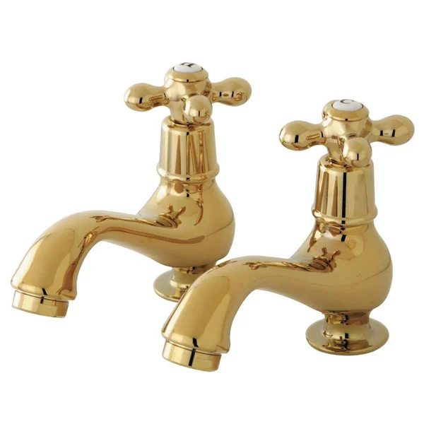 Kingston Brass Heritage Basin Faucet Set; Satin Nickel KS1108AX