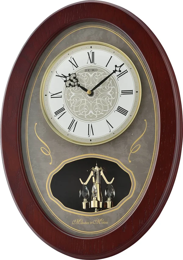 Artistic Melodies in Motion Wall Clock Seiko