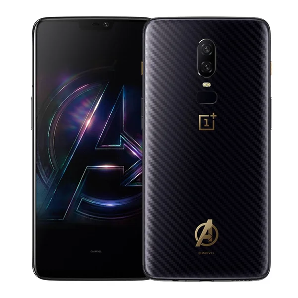 OnePlus 6 A6000 256GB/8GB Mirror Black Avengers Ed GSM Unlocked - 155.70 x 75.40 x 7.75