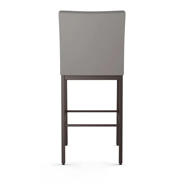 Amisco Perry Plus 30x22 Bar Stool - Gray/Beige