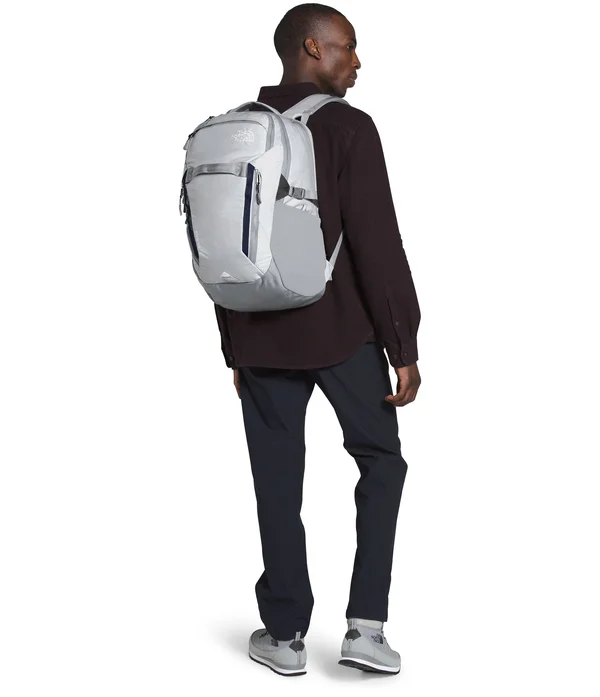 The North Face Surge Backpack Zinc Grey Dark Heather/Evergreen