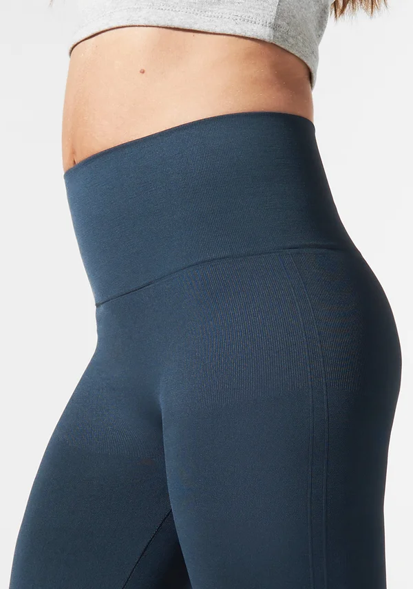 Blanqi Everyday Hipster Support Leggings - Blue