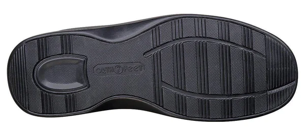 Orthofeet Men's Carnegie - Size: 11, Black Leather