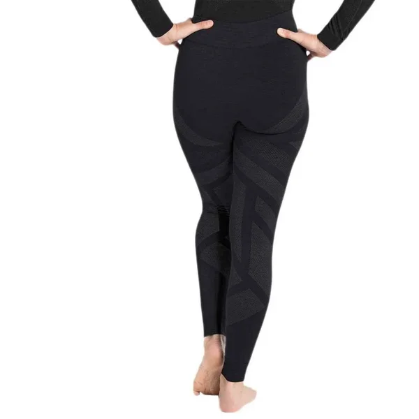 Odlo Women's Natural + Kinship Warm Base Layer Bottoms Black L