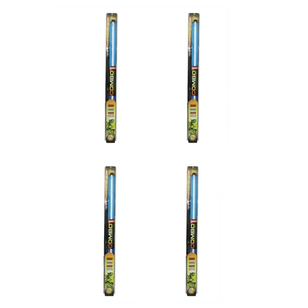 SunBlaster T5HO 39W 6400K Light Reflector with Nanotech, 3 Foot 4 Pack