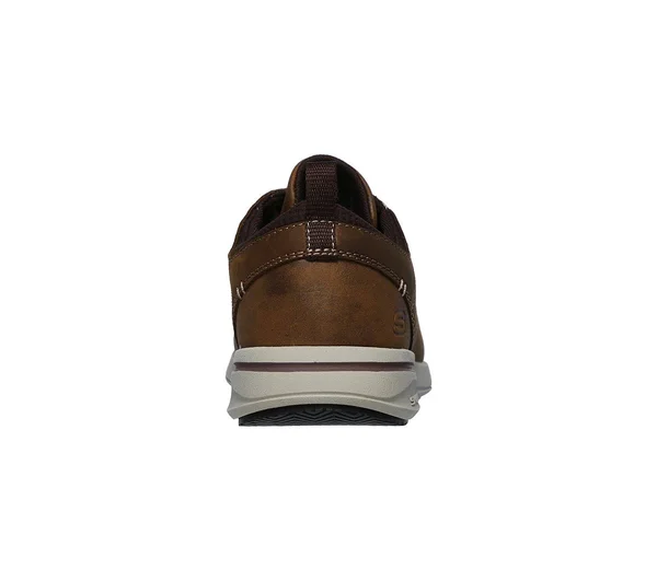 Men's Skechers Relaxed Fit Elent Leven Boat Shoe, Size: 8, Brown