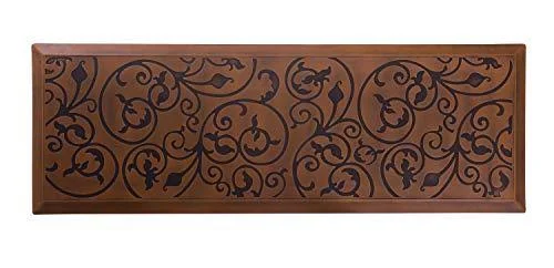 Amcomfy Kitchen Anti Fatigue Mat Comfort Floor Mats 24 by 70 inch, Antique Series