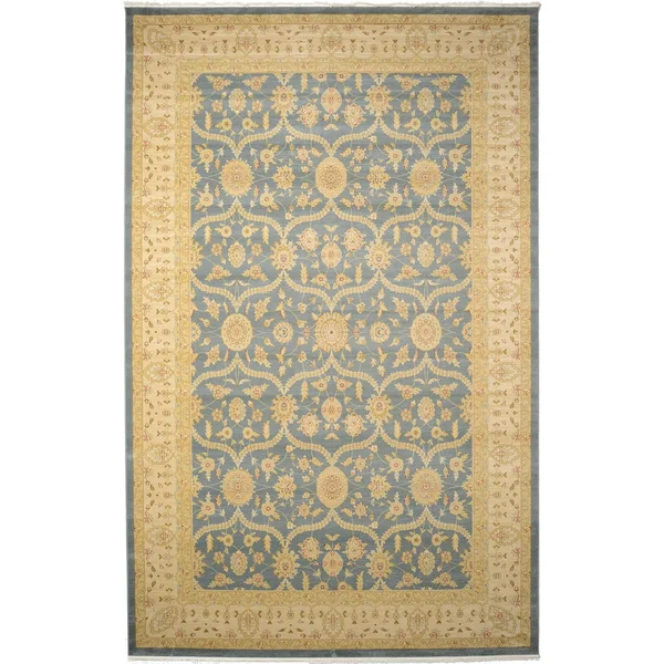 Unique Loom Tansy Edinburgh Area Rug (8& x 8& Round - Blue)