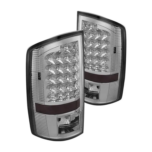 Xtune Dodge Ram 07-08 1500, Ram 07-09 2500/3500 LED Tail Lights Chrome ALT-JH-DR07-LED-C