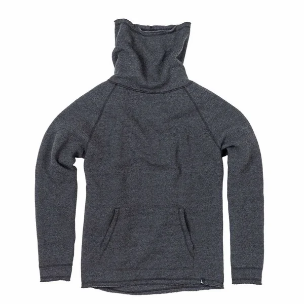 Duckworth Women's Powder High Neck, Charcoal, M, Merino Wool