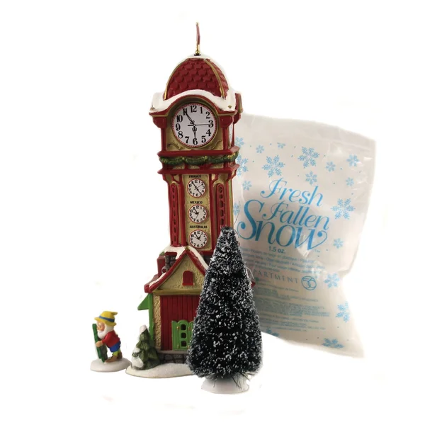 Department 56 North Pole Christmas Countdown Tower 6005435, 9.5 x 3.25 x 3.5 inches