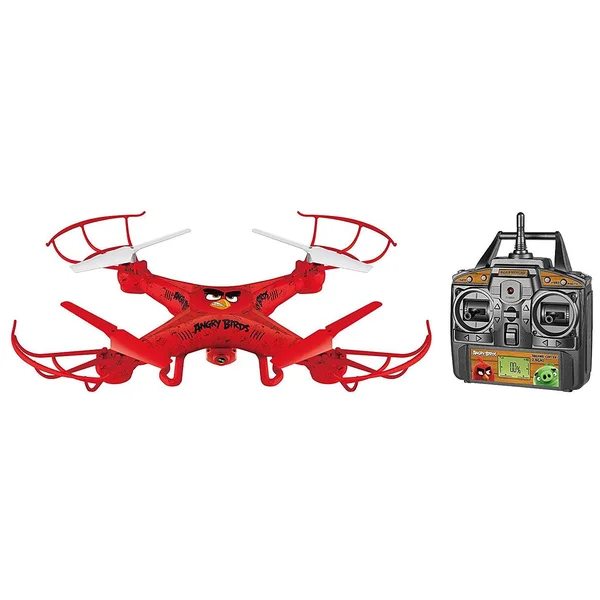 Angry Birds Licensed Red Squak-Copter 4.5CH 2.4GHz RC Camera Drone, World Tech Toys