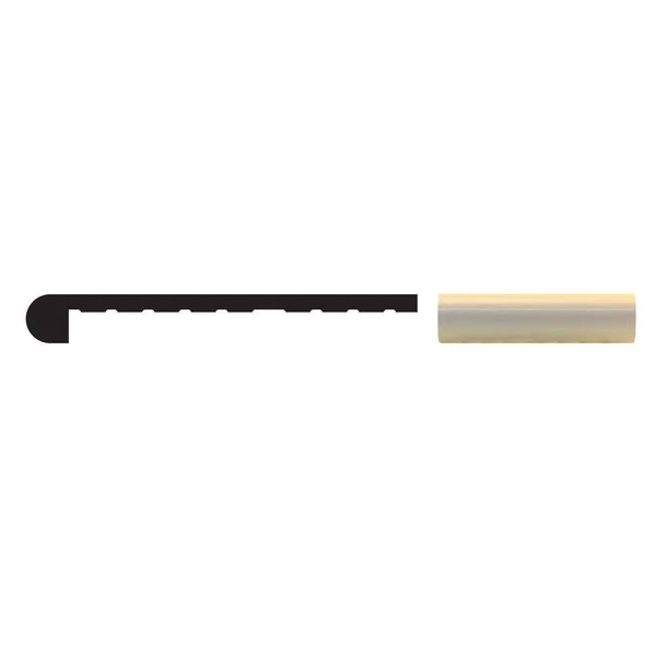 Sill-Rite Standard Streamline 7 in. x 48 in. x 1 in. White Vinyl Window Sill P487S