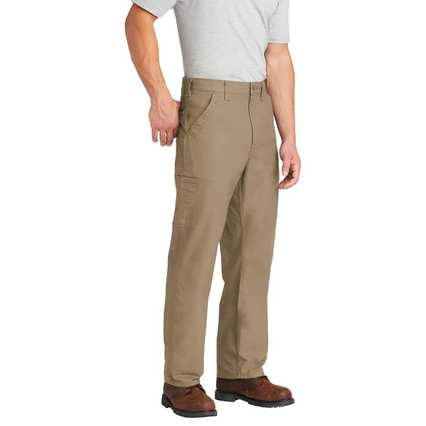 Carhartt Men's Dark Khaki Canvas Work Dungaree