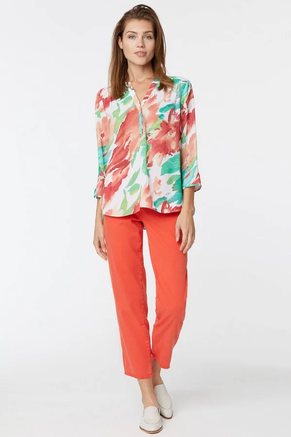 Curves 360 by Nydj Perfect Blouse, Size X-Small in Summertide at Nordstrom
