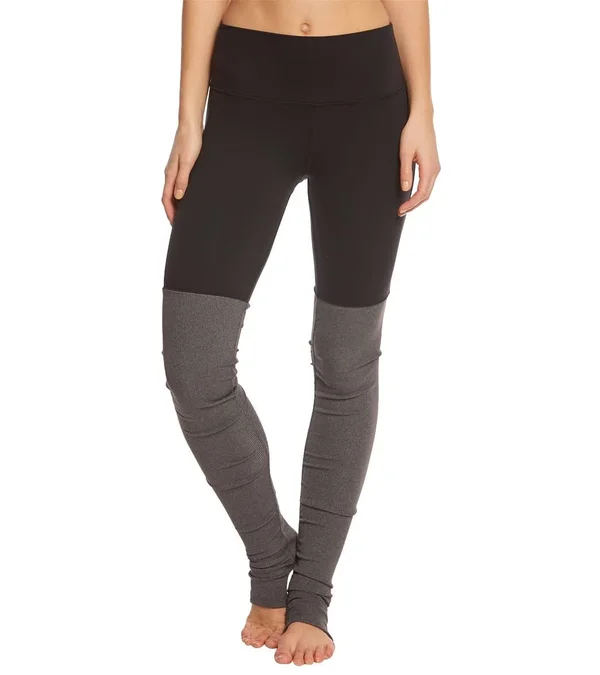 ALO YOGA High-Waist Goddess Legging - Women's Black/Stormy Heather - XS