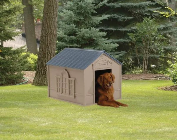 Suncast Deluxe Personalized Dog House - XL