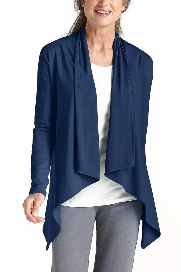 Coolibar - Navy Sun Wrap - X-Small, Navy