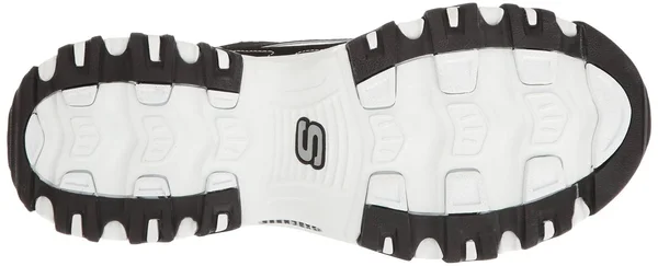 Skechers D&Lites Men's Shoes - 7, Black White