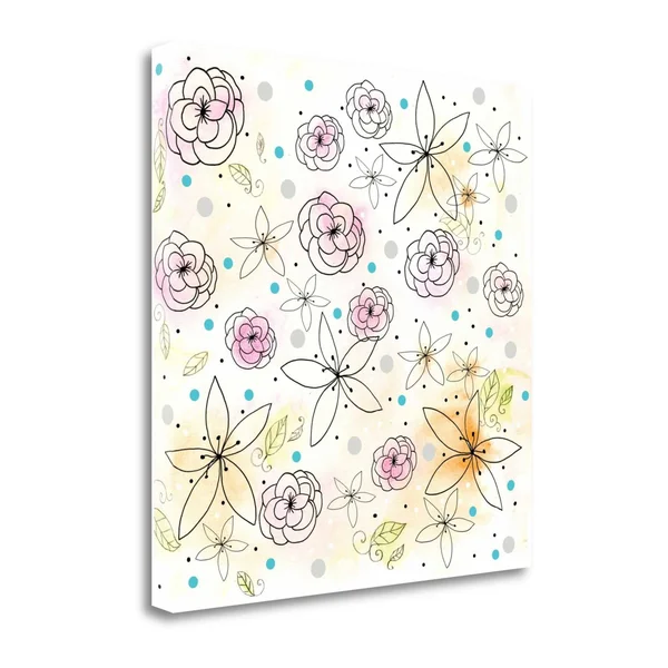 Floral by Sarah Ogren Fine Art Giclee Print on Gallery Wrap Canvas