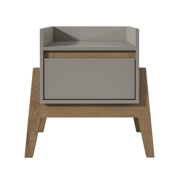 Essence 1-full Extension Drawer Nightstand, Grey