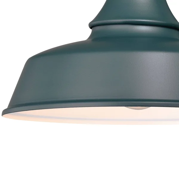 Vaxcel Dorado Outdoor Wall Hunter Green/White 1 Light T0482