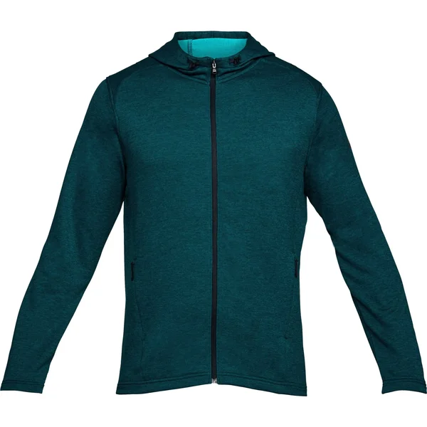 Under Armour Men's Mk1 Terry Full Zip Hoodie - Tourmaline Teal - Small