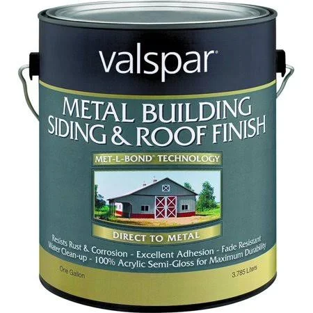 Valspar 4262 Gallon Classic Red Metal Building Siding Roof (Case of 4) - Size: One Size