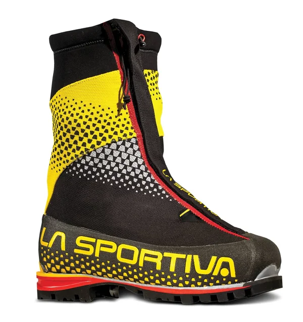 La Sportiva G2 SM Mountaineering Boot Black/Yellow - 45.5