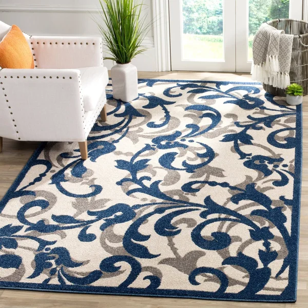 Safavieh 8& x 10& Amherst AMT428K Ivory, Grey Rug