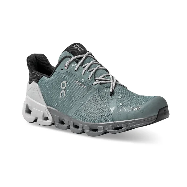 on Running Men's Cloudflyer Waterproof Sea - Glacier, 10, D