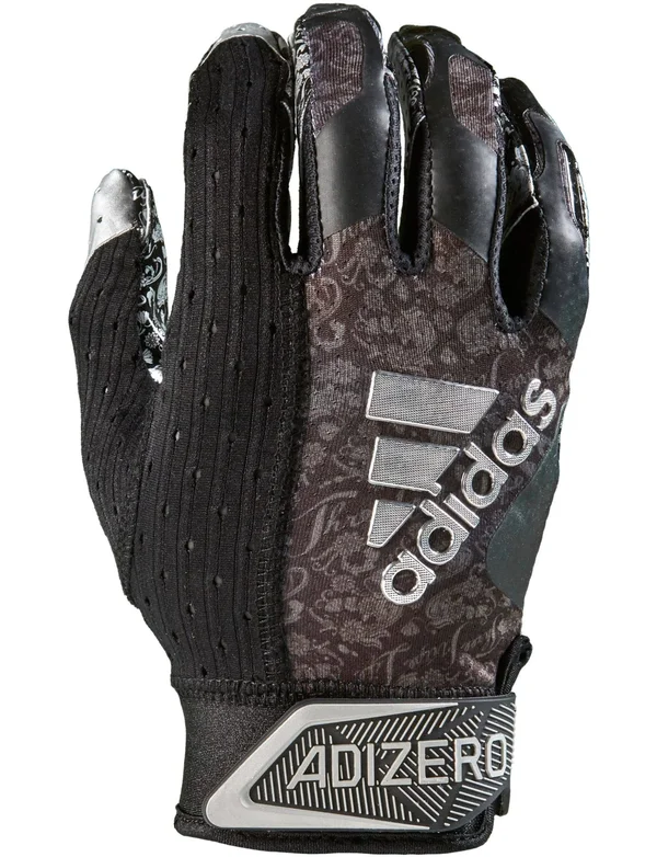 Adidas Adizero 9.0 Royalty Receiver Gloves, Small, Black
