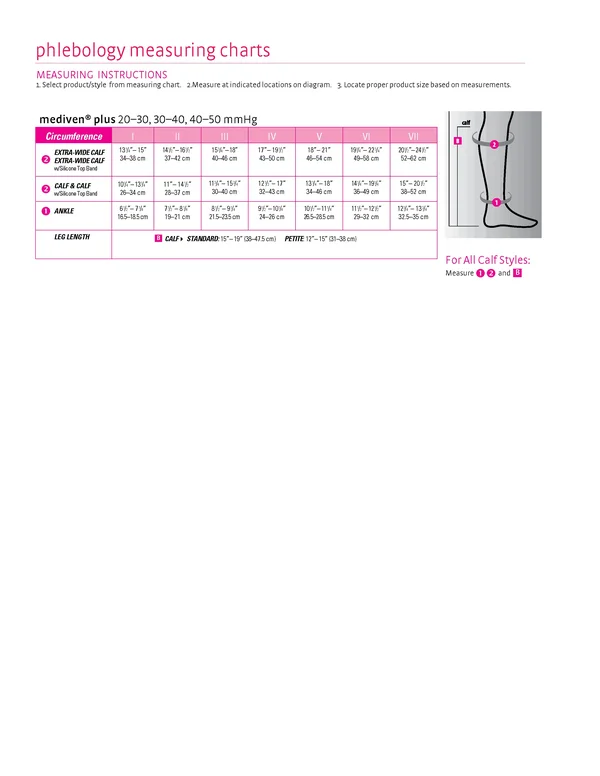 Mediven Plus - 20-30 mmHg, Calf High, Open Toe Black, I-Extra-Wide