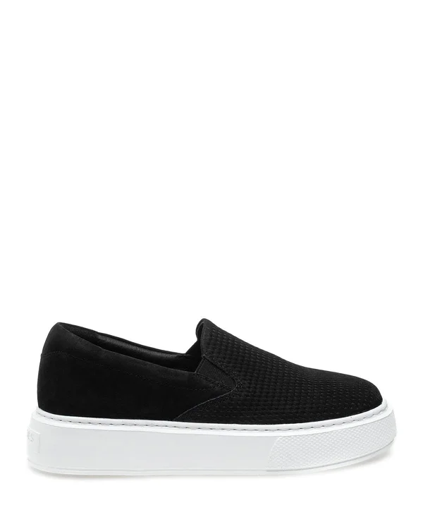 J/Slides Delia Leather Sneaker, 7.5, White Multi