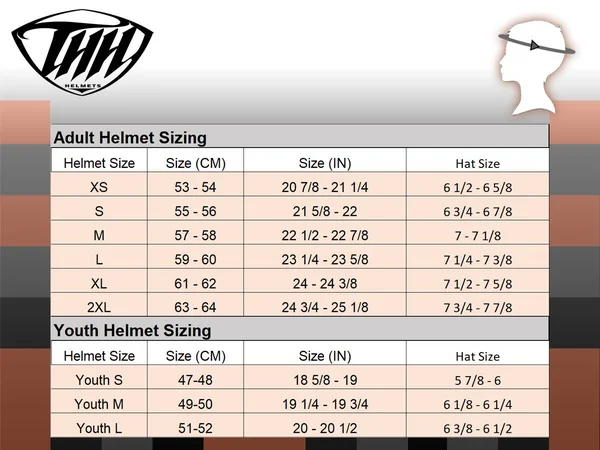 THH 646304 T-72 Large White Half Shell Helmet