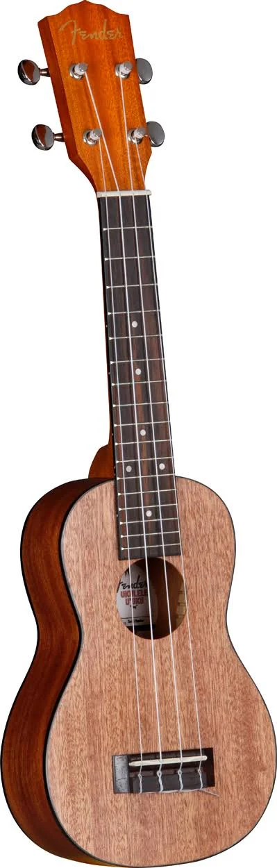 Fender U&Uku Soprano Ukulele - Mahogany Top Satin Body Finish